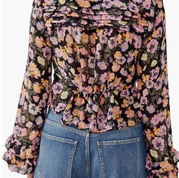 Free People Maybel Ruffle Crop Top - Picture 6 of 8